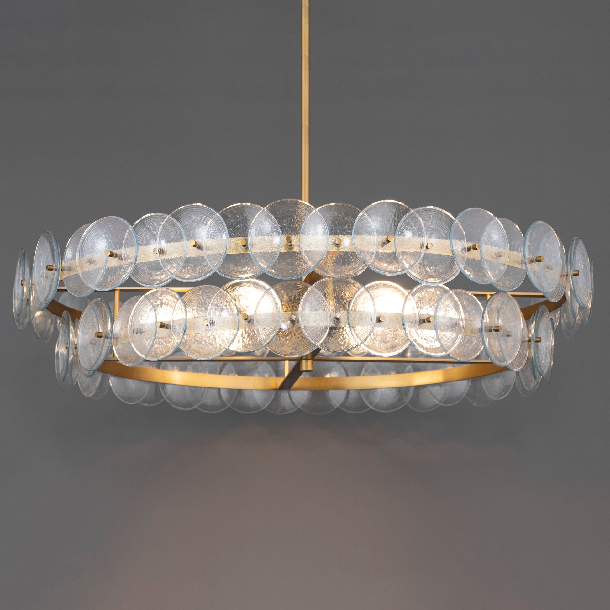 Loren 42" Chandelier Weathered Brass by Maxim Lighting