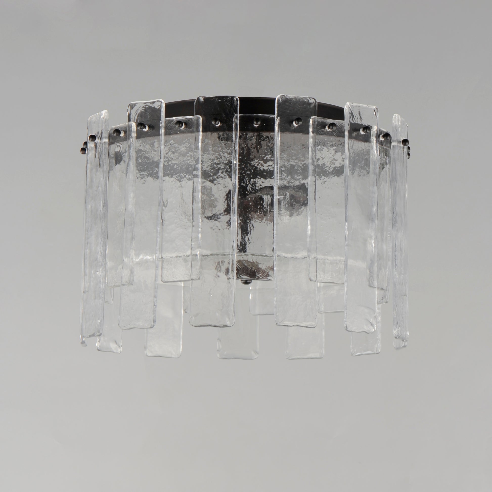 Warren 2-Light Flush Mount Dark Bronze by Maxim Lighting