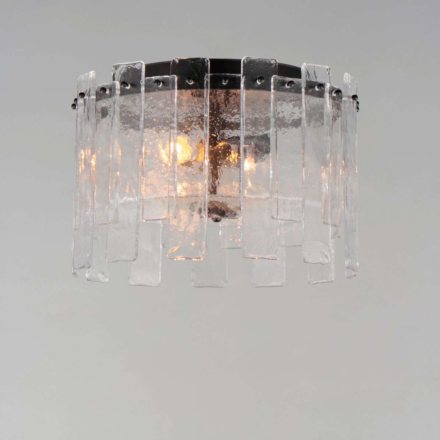 Warren 2-Light Flush Mount Dark Bronze by Maxim Lighting