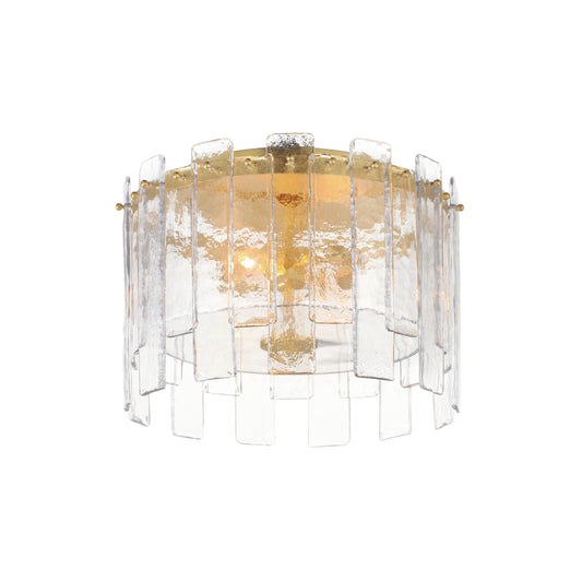 Warren 2-Light Flush Mount Gold Leaf by Maxim Lighting
