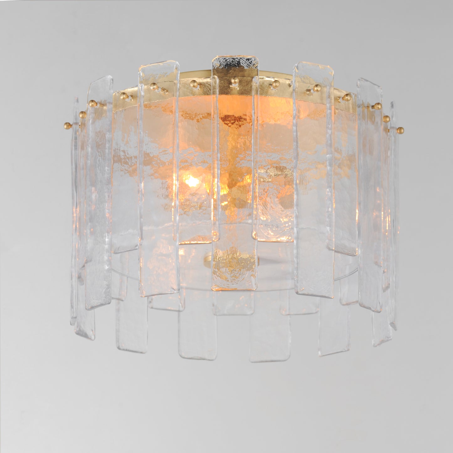 Warren 2-Light Flush Mount Gold Leaf by Maxim Lighting