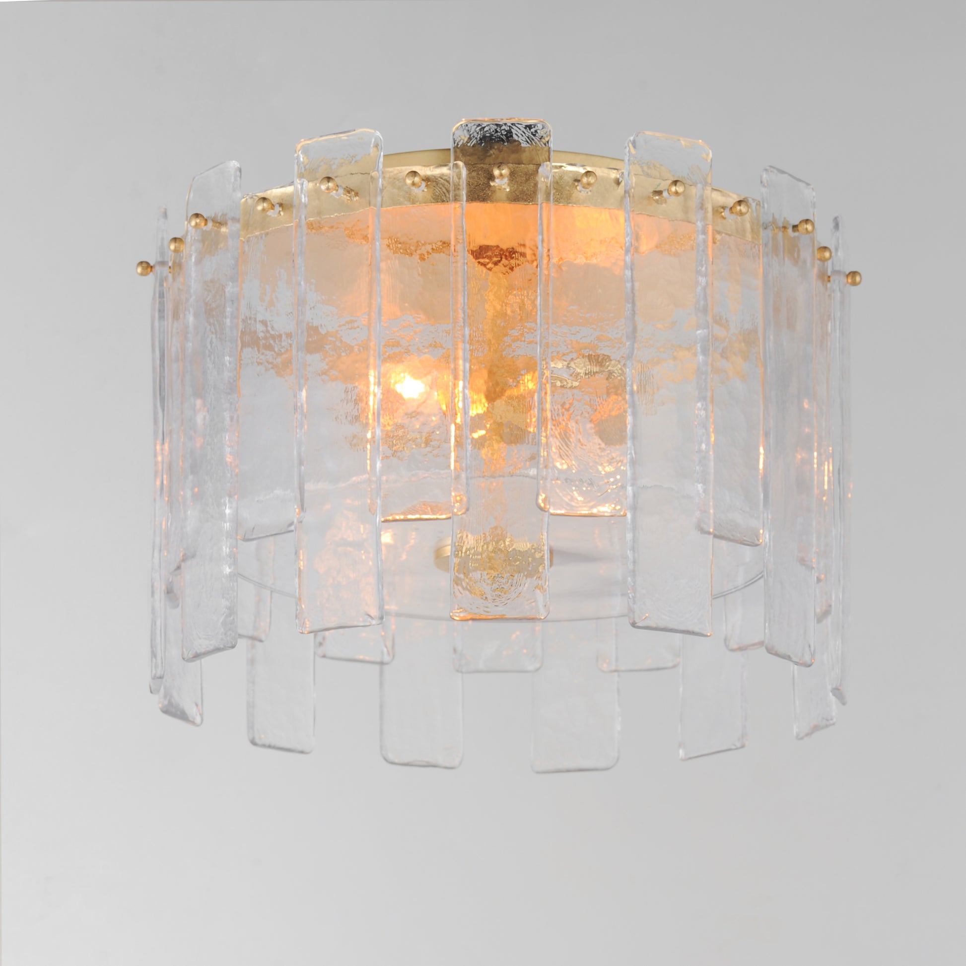 Warren 2-Light Flush Mount Gold Leaf by Maxim Lighting