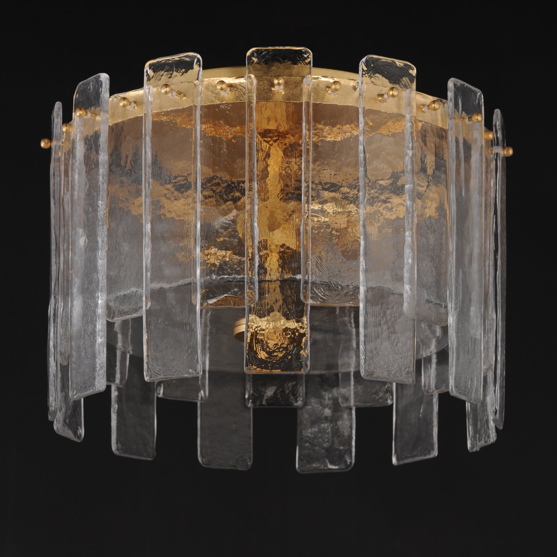 Warren 2-Light Flush Mount Gold Leaf by Maxim Lighting