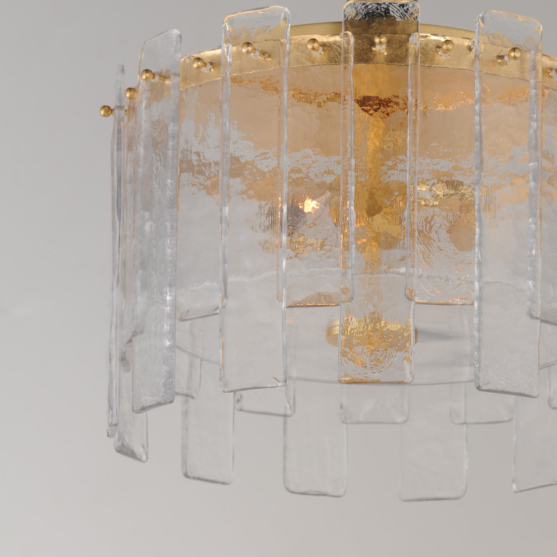 Warren 2-Light Flush Mount Gold Leaf by Maxim Lighting