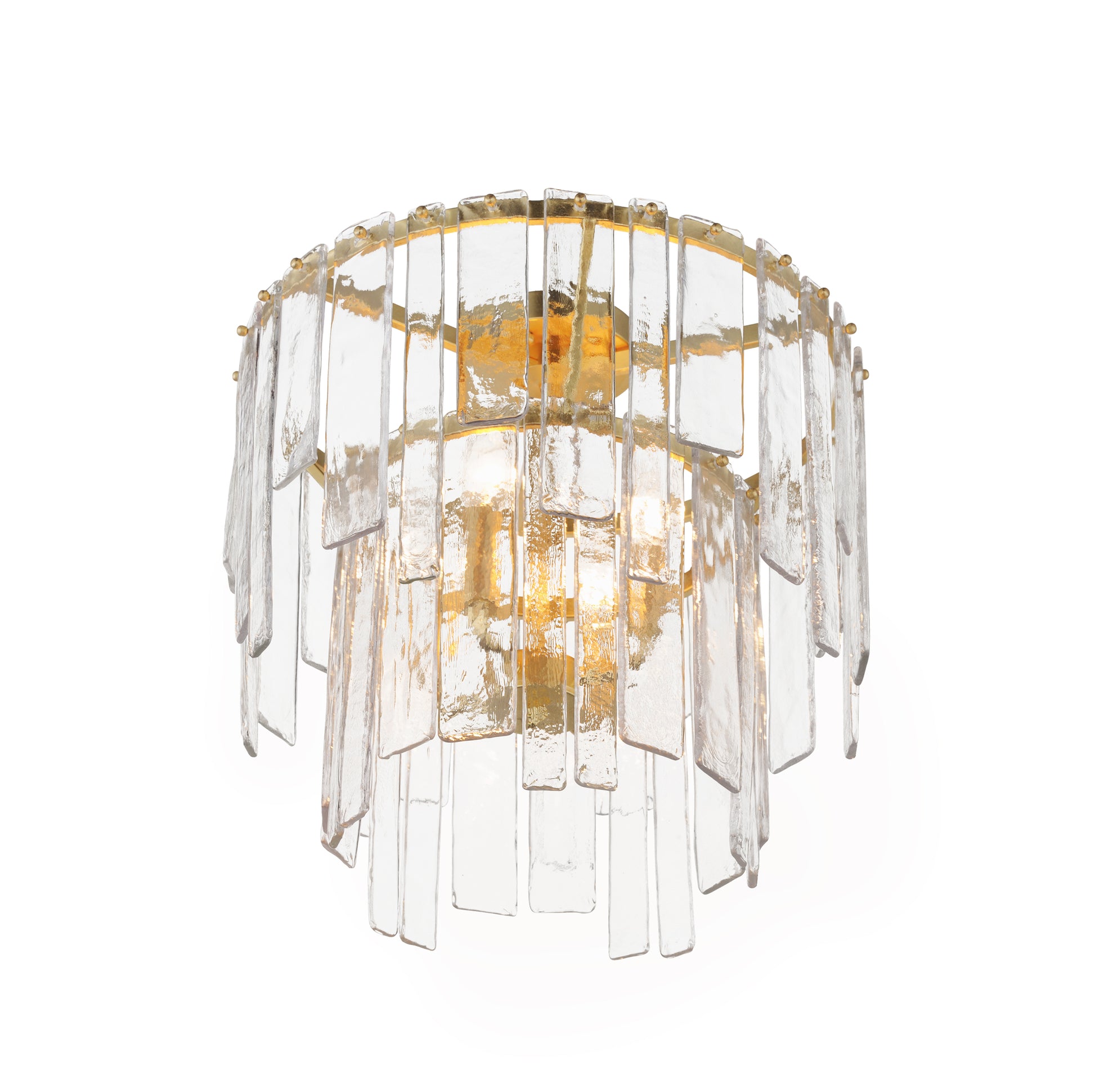 Warren 4-Light Semi-Flush/Pendant Gold Leaf by Maxim Lighting