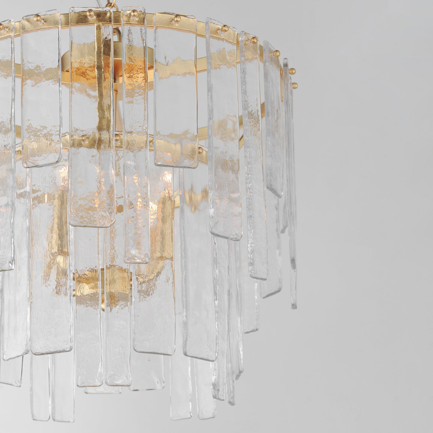 Warren 4-Light Semi-Flush/Pendant Gold Leaf by Maxim Lighting