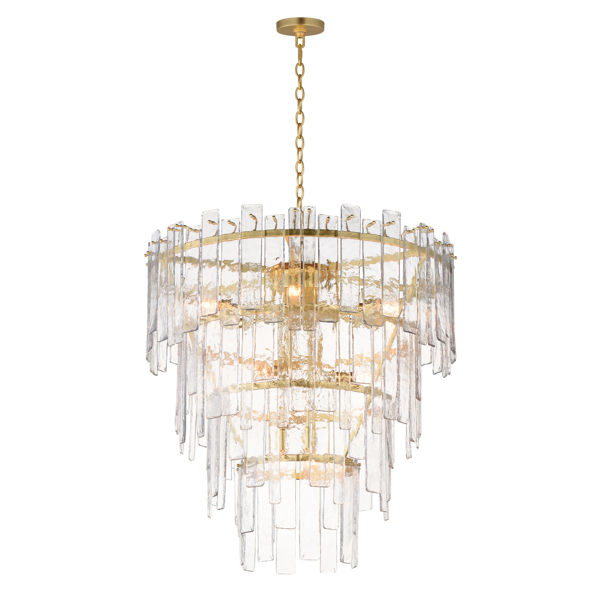 Warren 12-Light Pendant Gold Leaf by Maxim Lighting