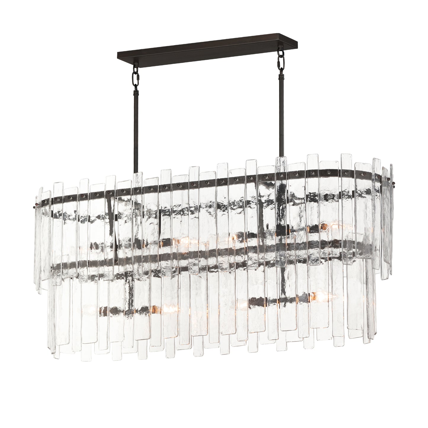 Warren 8-Light Linear Dark Bronze by Maxim Lighting