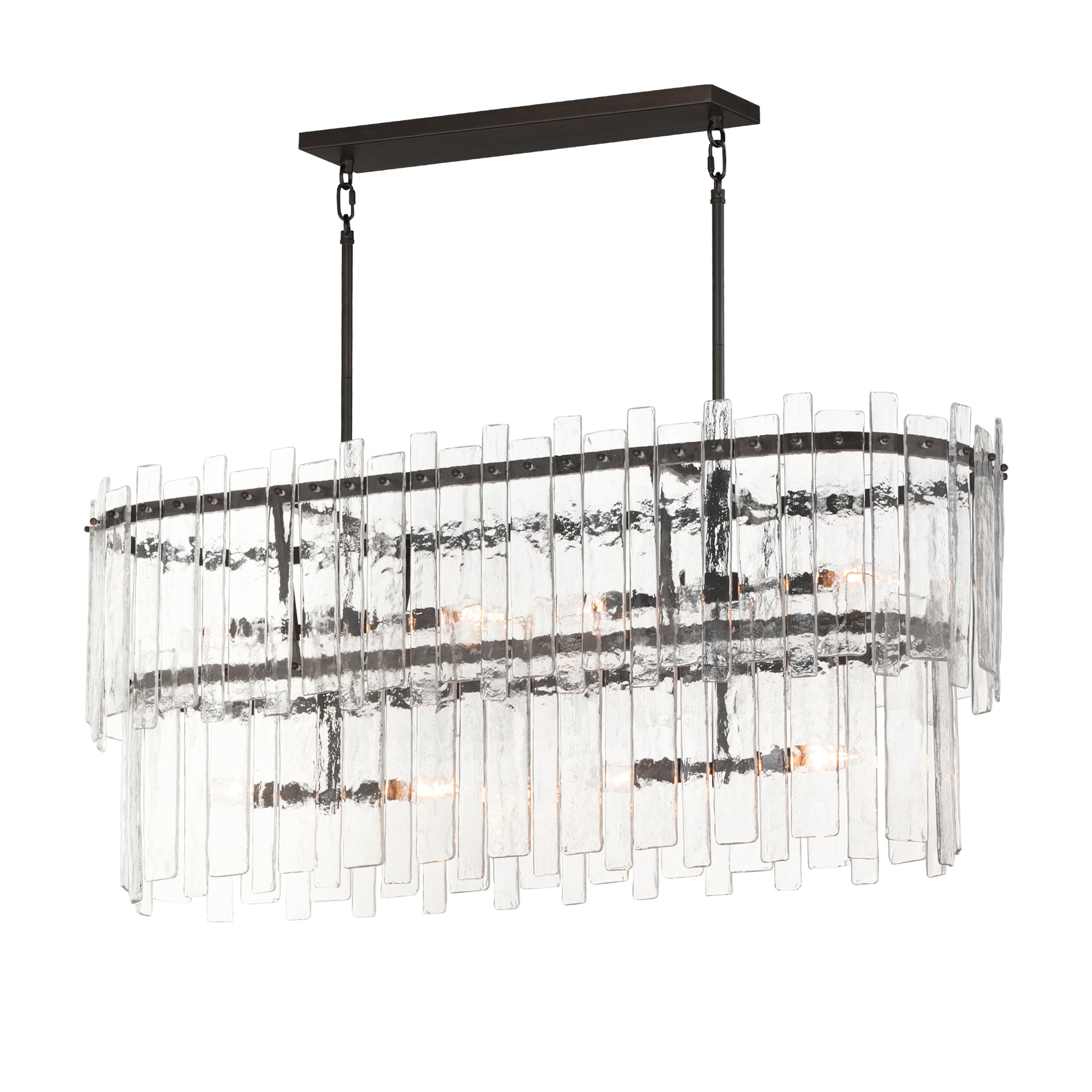 Warren 8-Light Linear Dark Bronze by Maxim Lighting