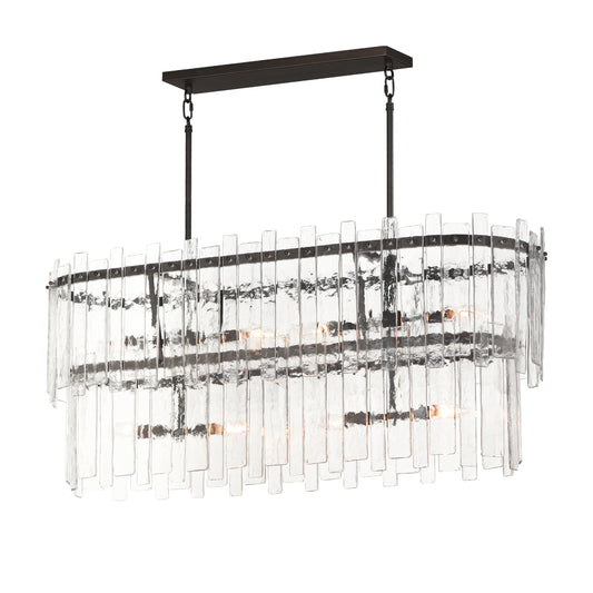 Warren 8-Light Linear Dark Bronze by Maxim Lighting