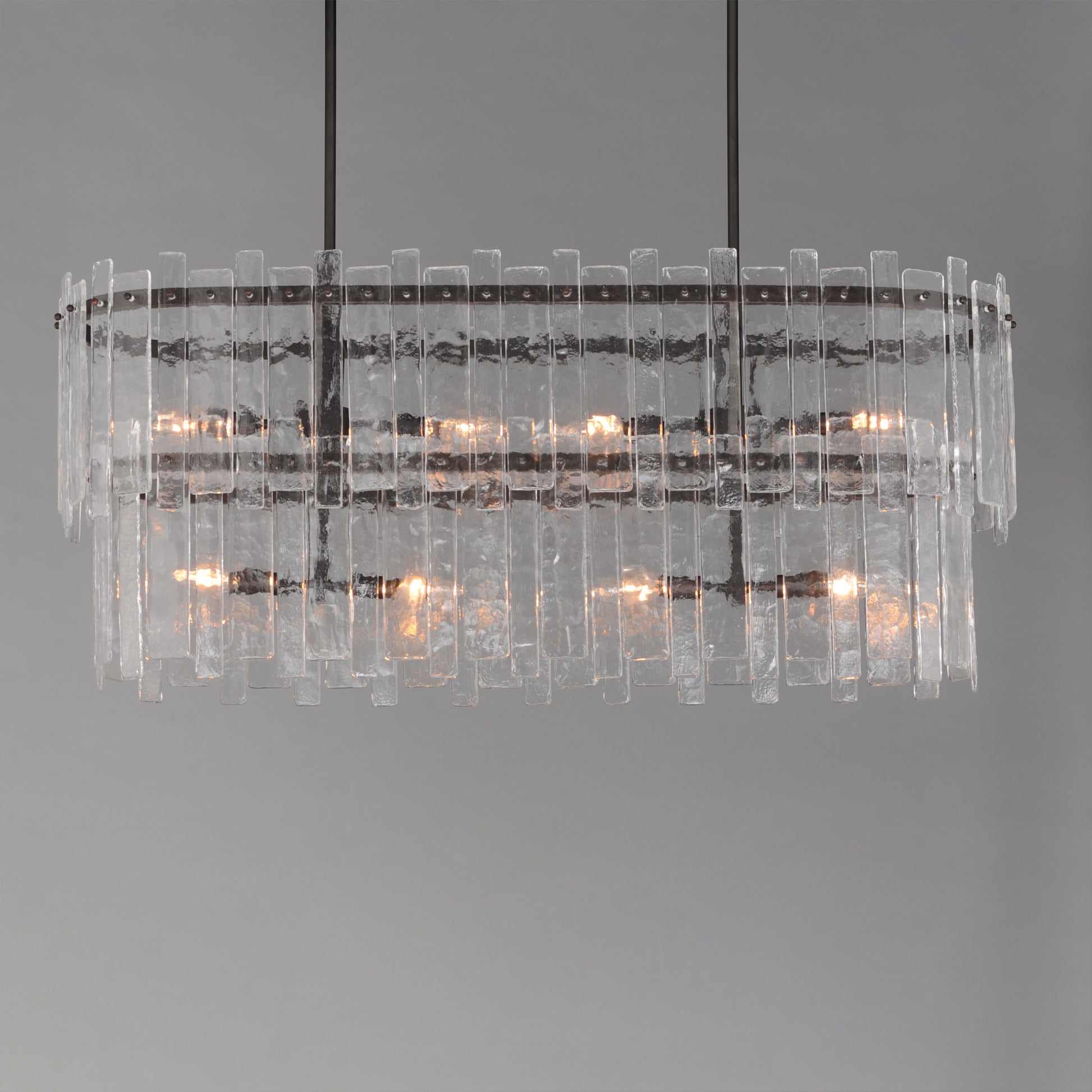 Warren 8-Light Linear Dark Bronze by Maxim Lighting