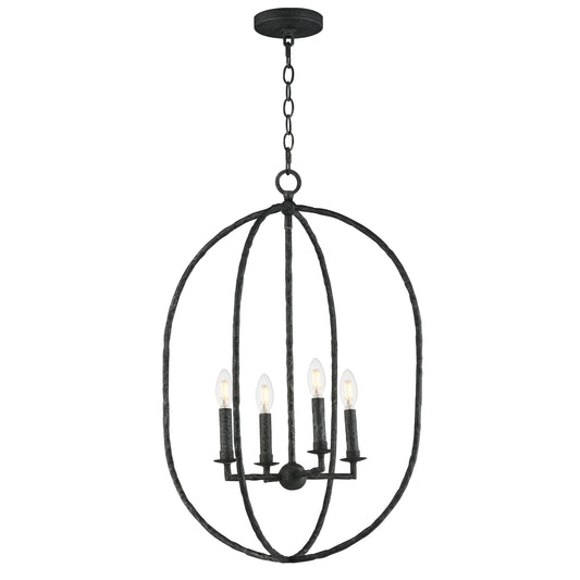 Martel 4-Light Pendant Blacksmith by Maxim Lighting