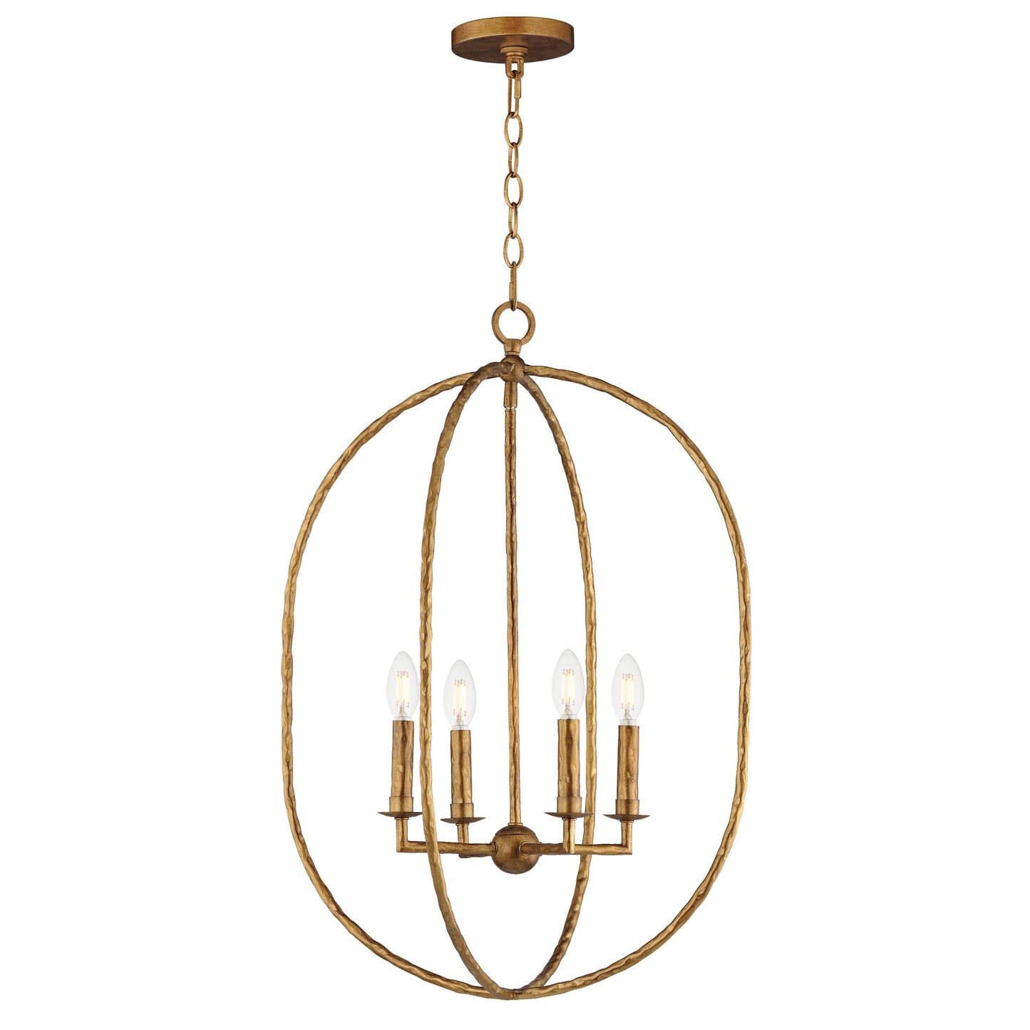 Martel 4-Light Pendant Etruscan Gold by Maxim Lighting