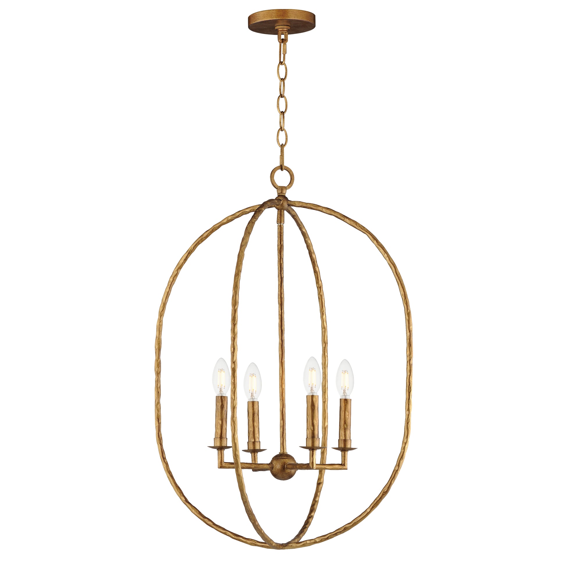 Martel 4-Light Pendant Etruscan Gold by Maxim Lighting
