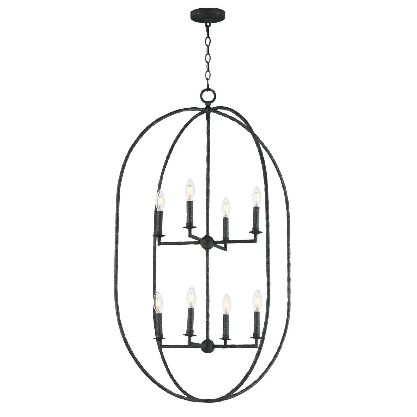 Martel 8-Light Pendant Blacksmith by Maxim Lighting
