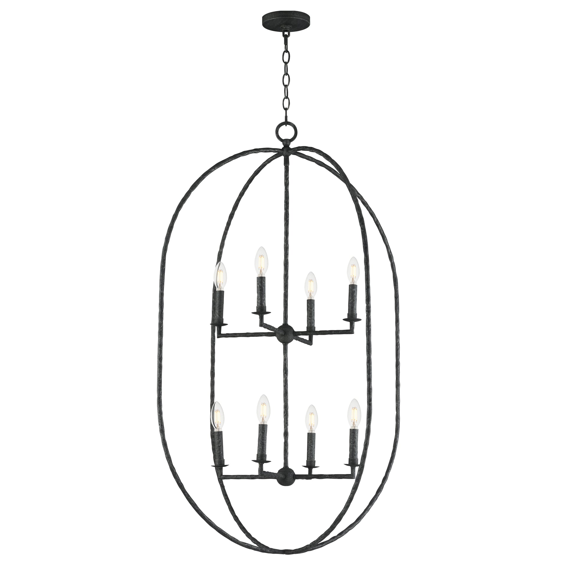 Martel 8-Light Pendant Blacksmith by Maxim Lighting