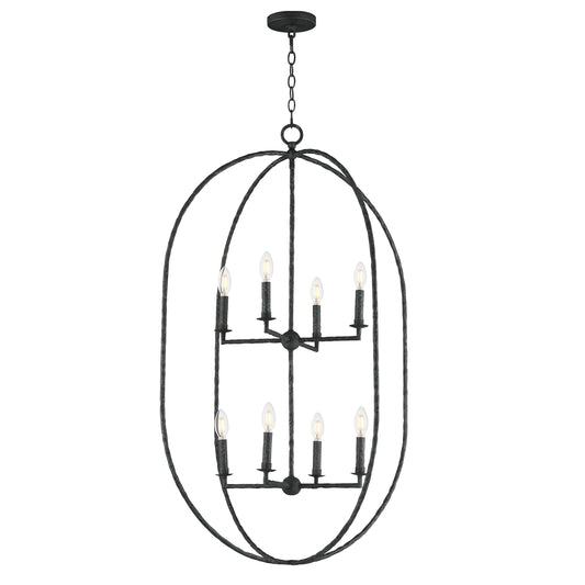 Martel 8-Light Pendant Blacksmith by Maxim Lighting