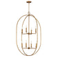 Martel 8-Light Pendant Etruscan Gold by Maxim Lighting
