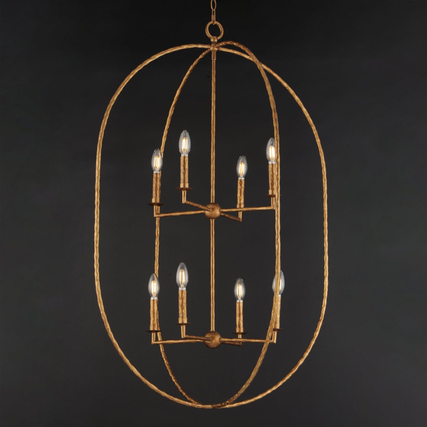 Martel 8-Light Pendant Etruscan Gold by Maxim Lighting