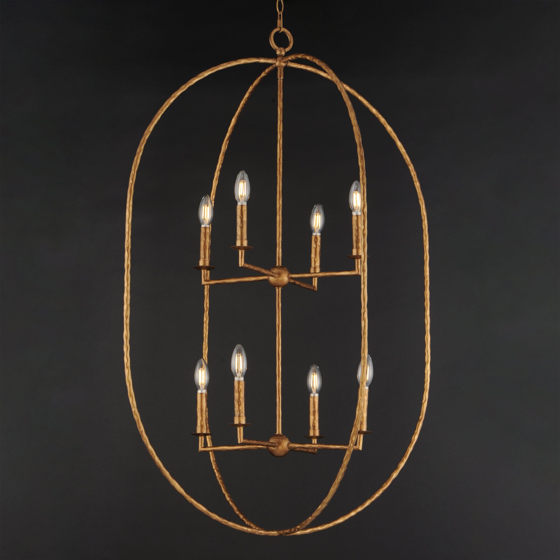 Martel 8-Light Pendant Etruscan Gold by Maxim Lighting
