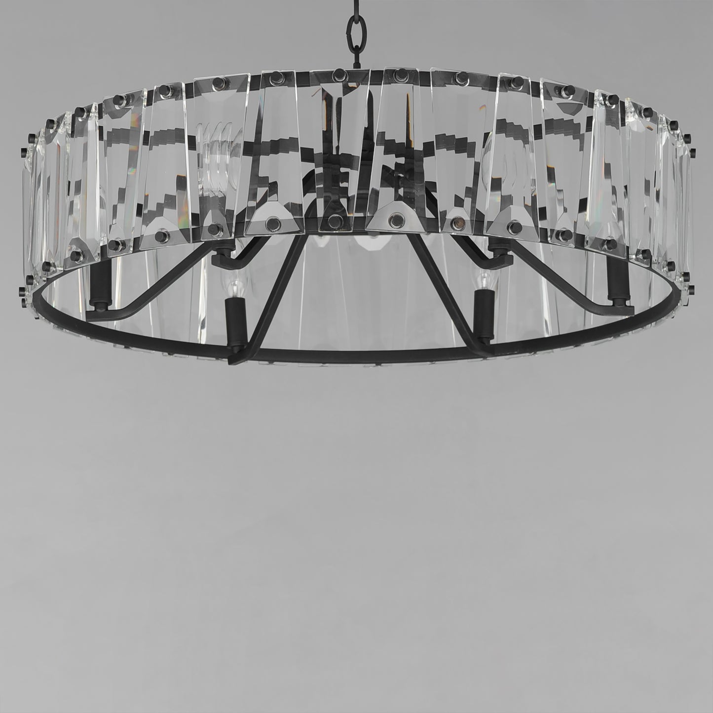 Odeon 6-Light Chandelier Black by Maxim Lighting
