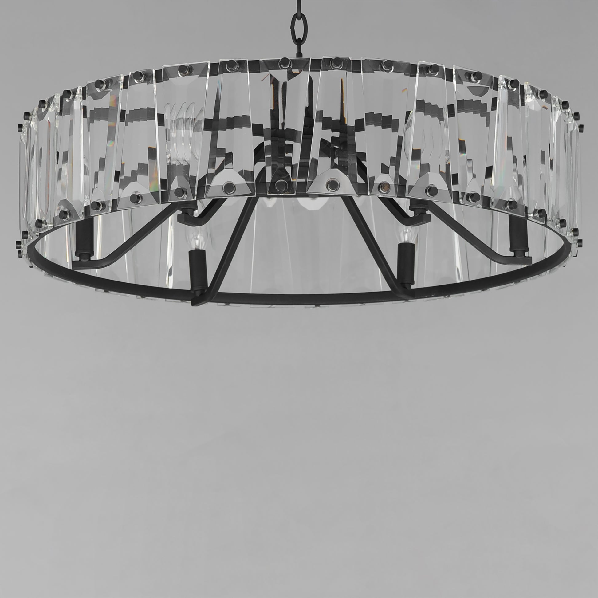 Odeon 6-Light Chandelier Black by Maxim Lighting
