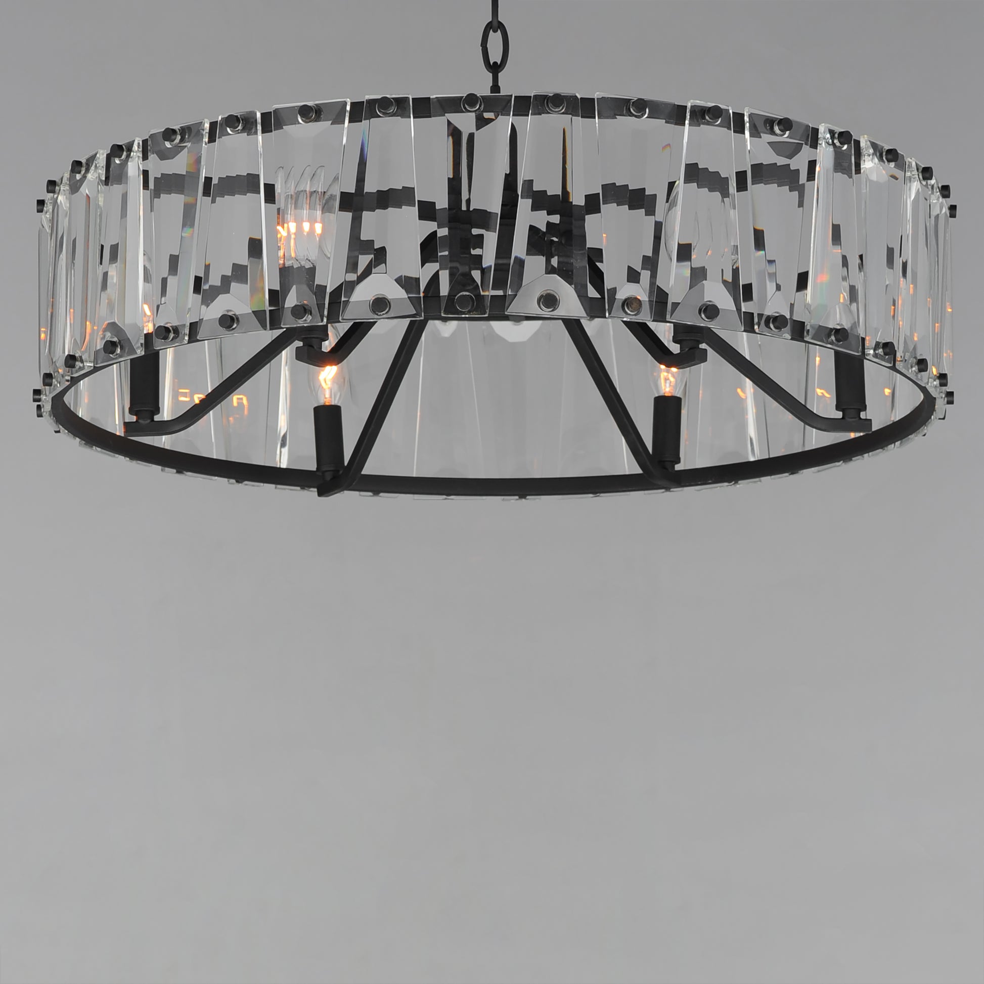 Odeon 6-Light Chandelier Black by Maxim Lighting