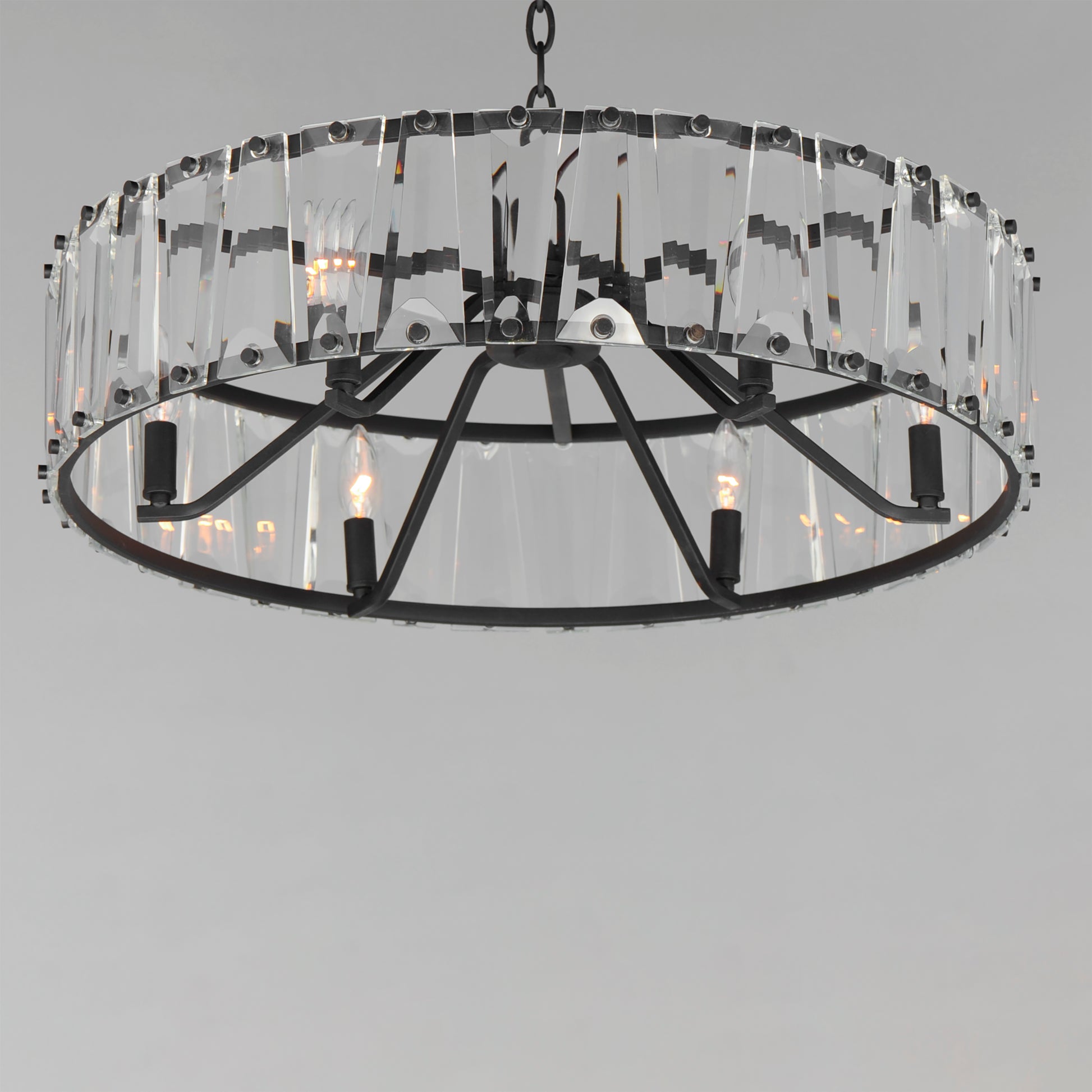 Odeon 6-Light Chandelier Black by Maxim Lighting