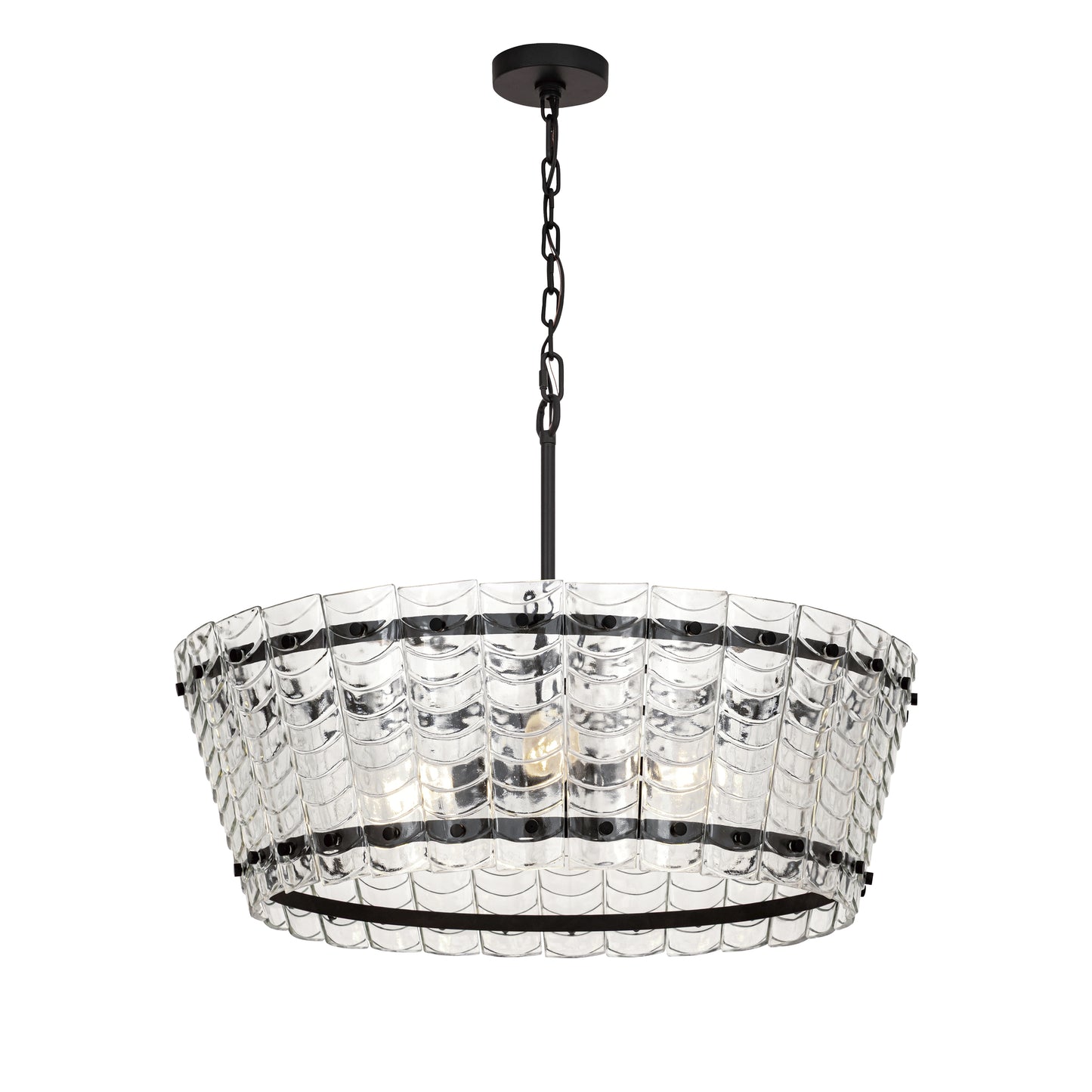 Ruche 30" Chandelier Bronze by Maxim Lighting
