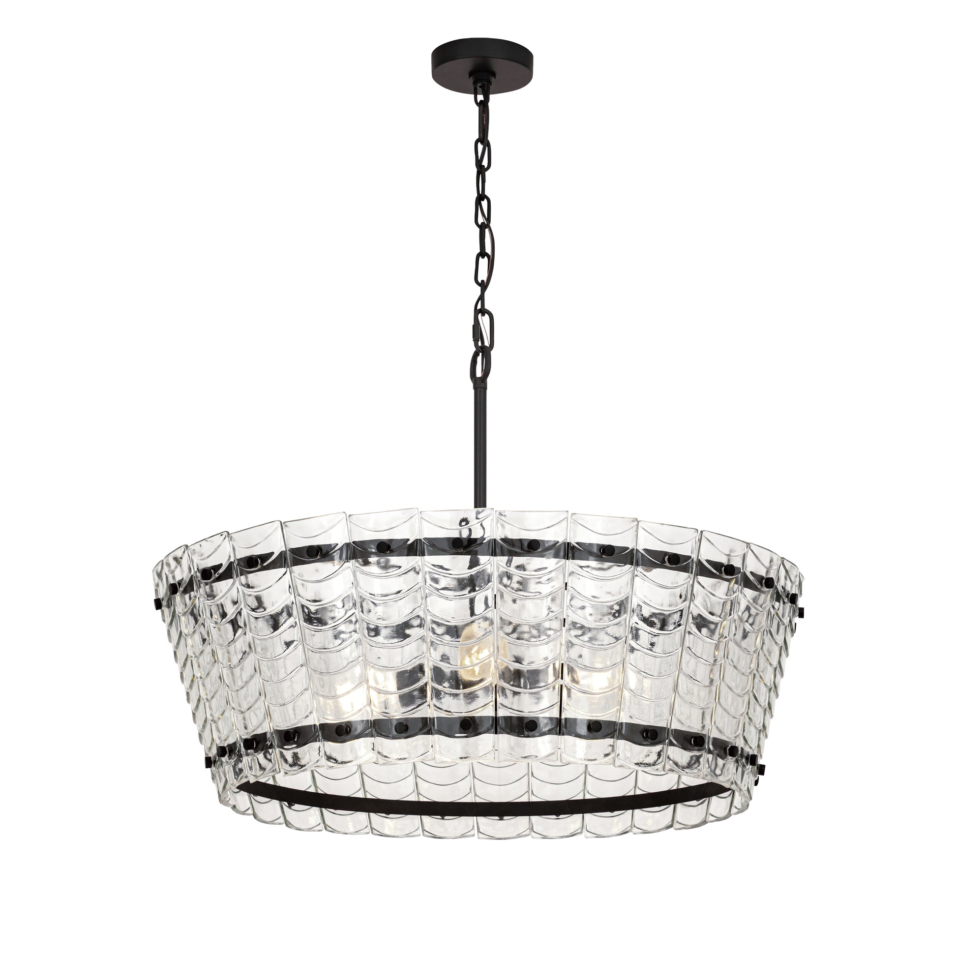 Ruche 30" Chandelier Bronze by Maxim Lighting