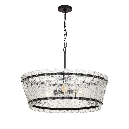 Ruche 30" Chandelier Bronze by Maxim Lighting