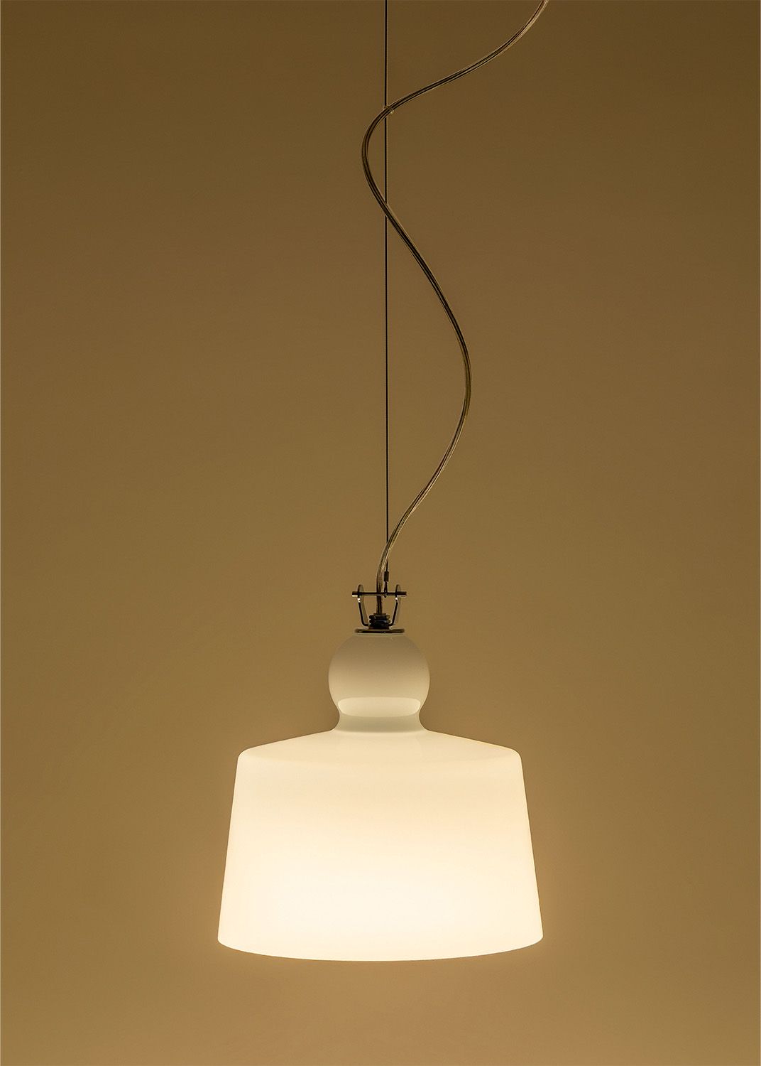 Produzione Privata Acquatinta in white glaze – pendant light by Michele De Lucchi, photo 12