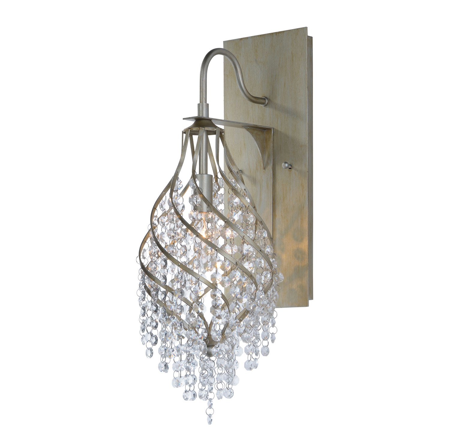Twirl Wall Sconce Golden Silver by Maxim Lighting