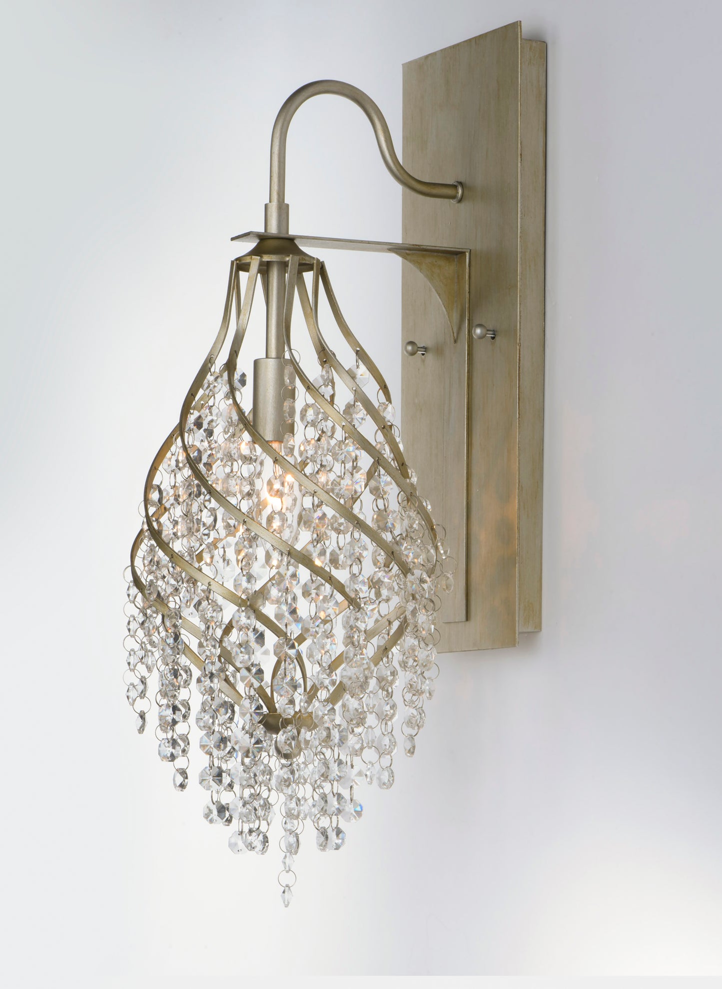 Twirl Wall Sconce Golden Silver by Maxim Lighting