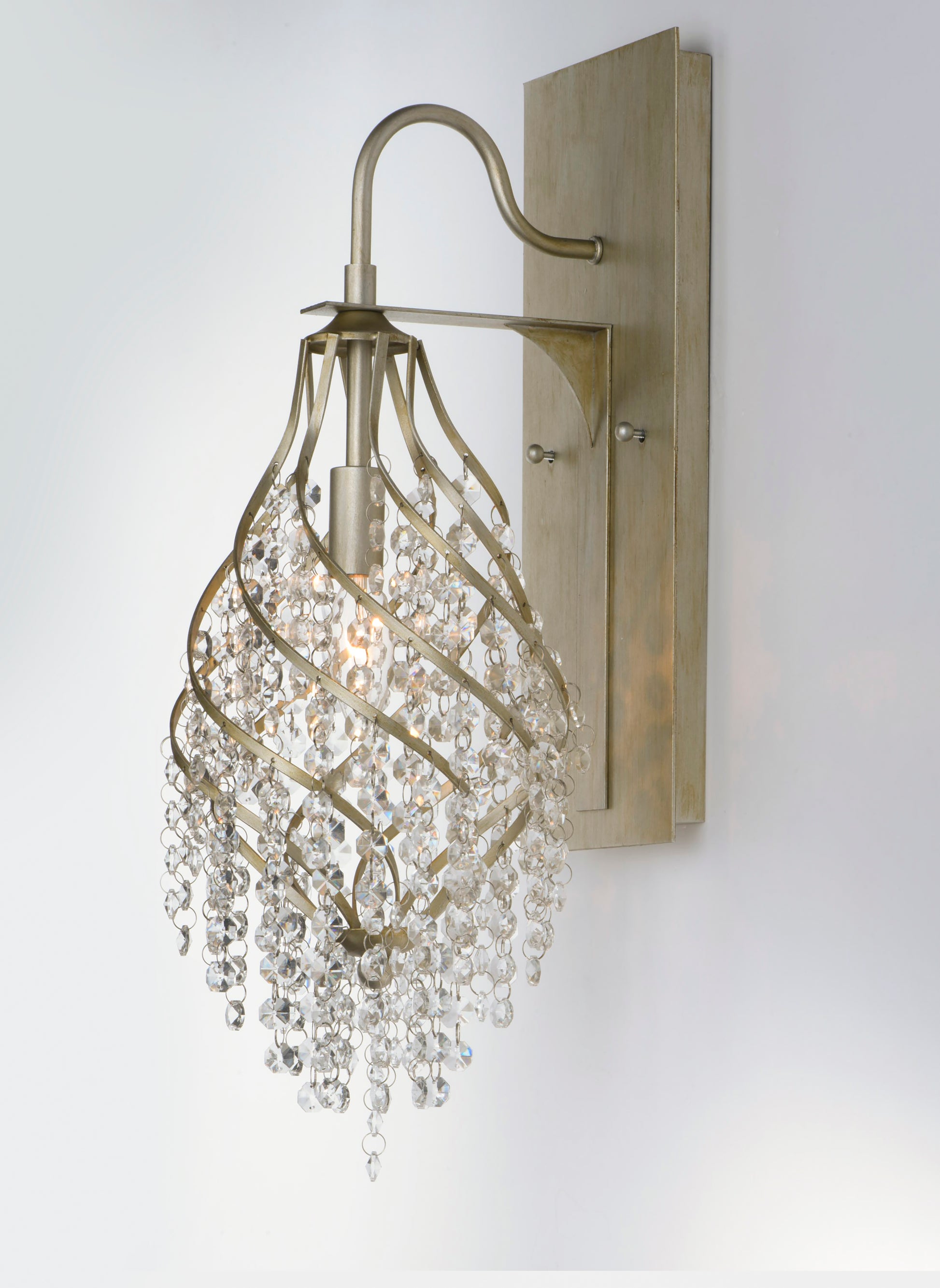 Twirl Wall Sconce Golden Silver by Maxim Lighting
