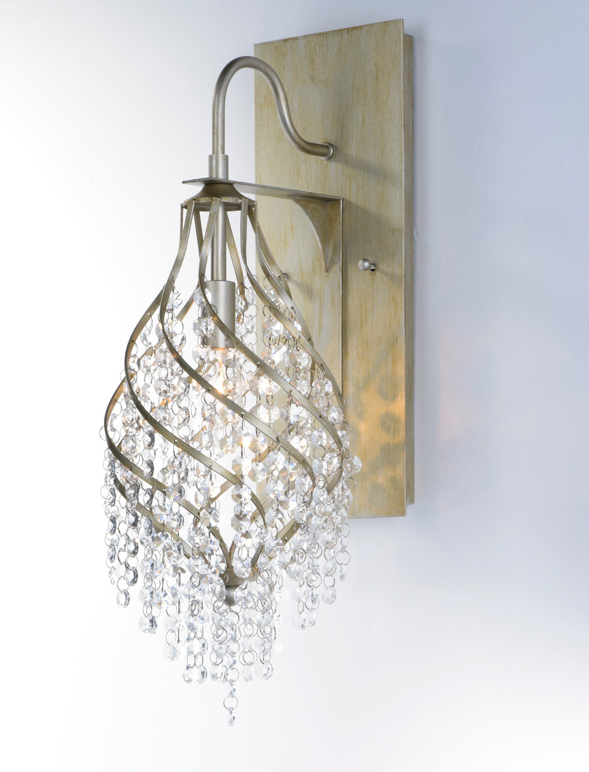 Twirl Wall Sconce Golden Silver by Maxim Lighting