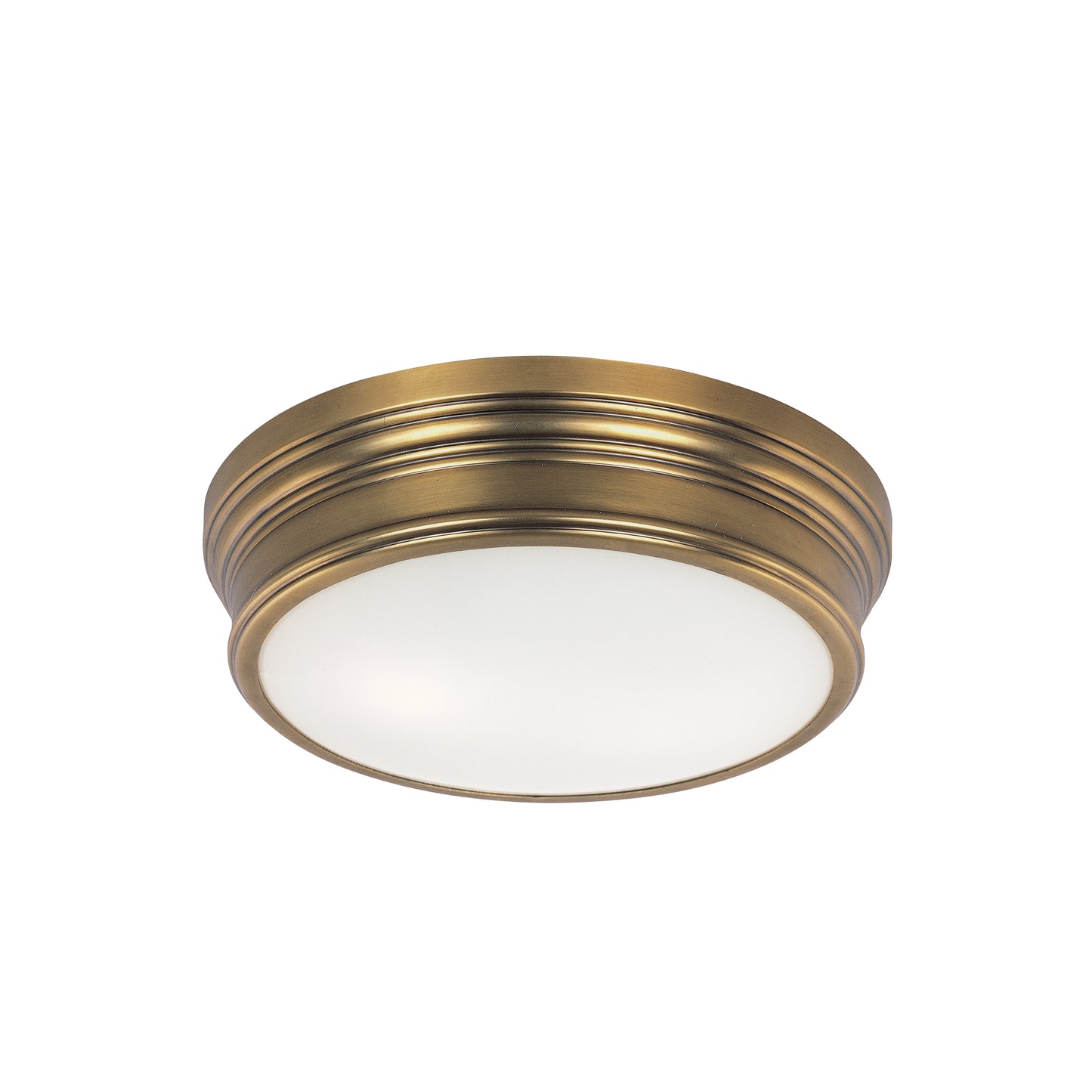 Fairmont 2-Light Flush Mount Natural Aged Brass by Maxim Lighting