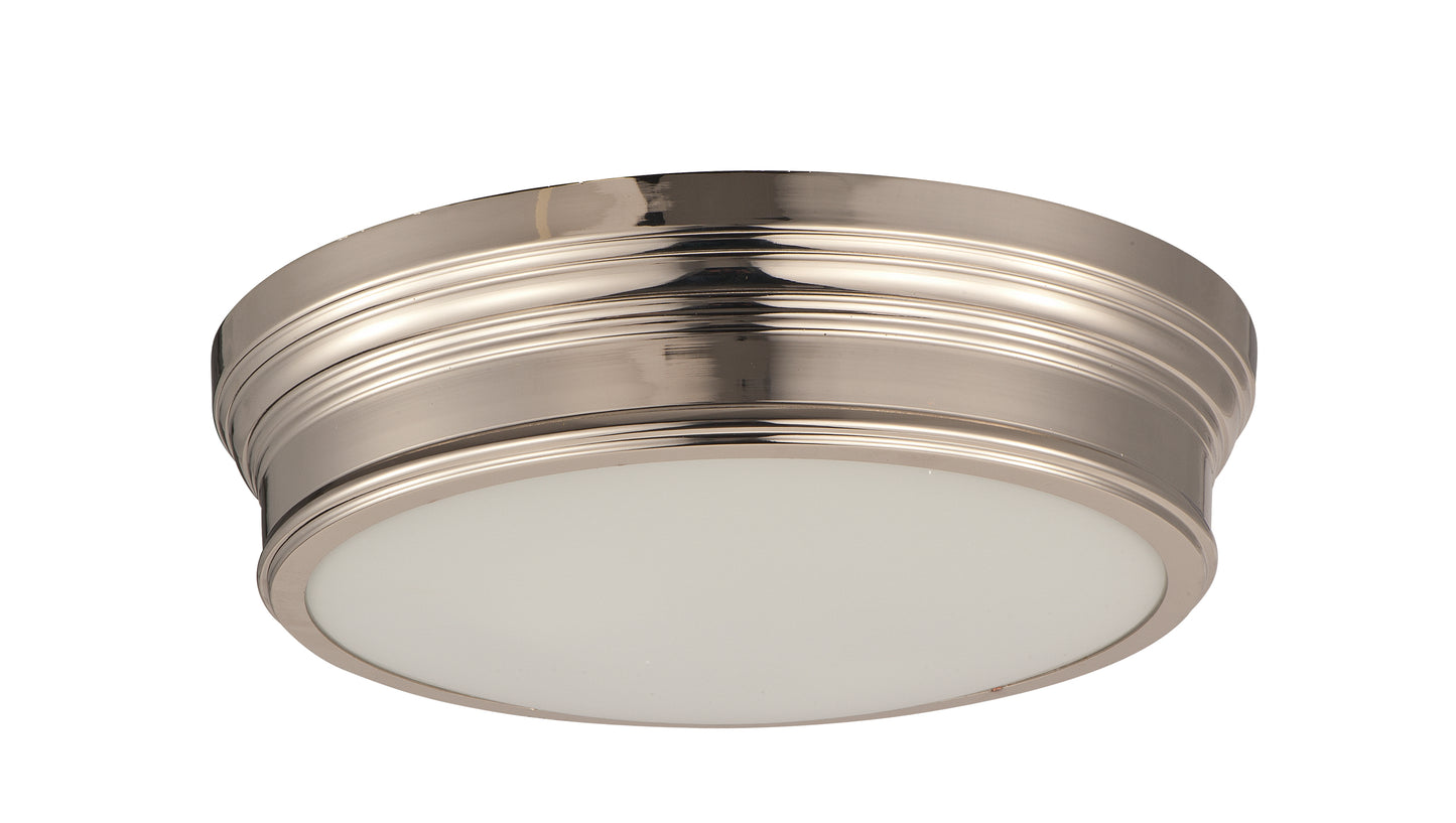 Fairmont 2-Light Flush Mount Natural Aged Brass by Maxim Lighting