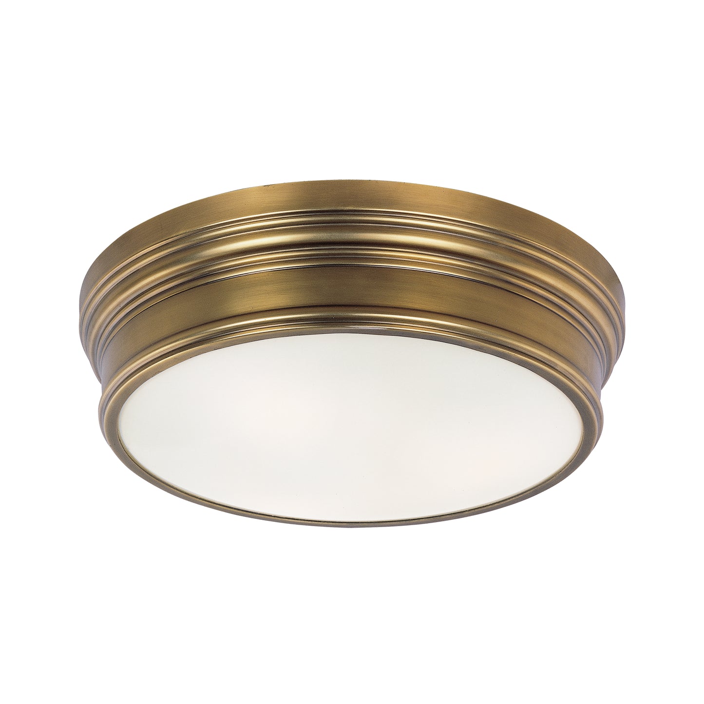 Fairmont 3-Light Flush Mount Natural Aged Brass by Maxim Lighting