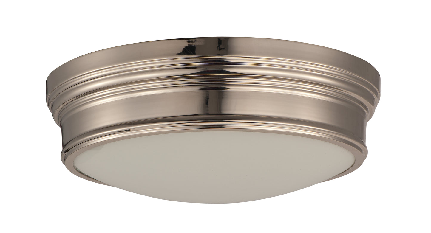 Fairmont 3-Light Flush Mount Natural Aged Brass by Maxim Lighting