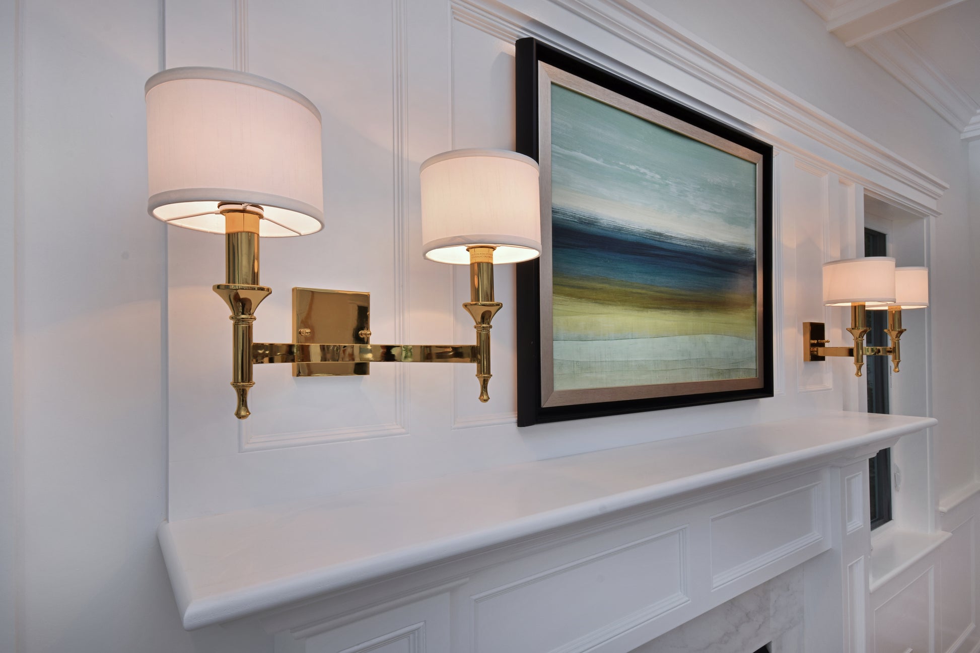 Fairmont 2-Light Wall Sconce Natural Aged Brass by Maxim Lighting