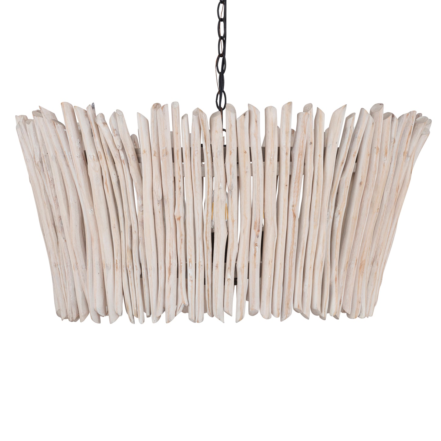 Baywood 24" DriftWood Chandelier Textured Bronze by Maxim Lighting