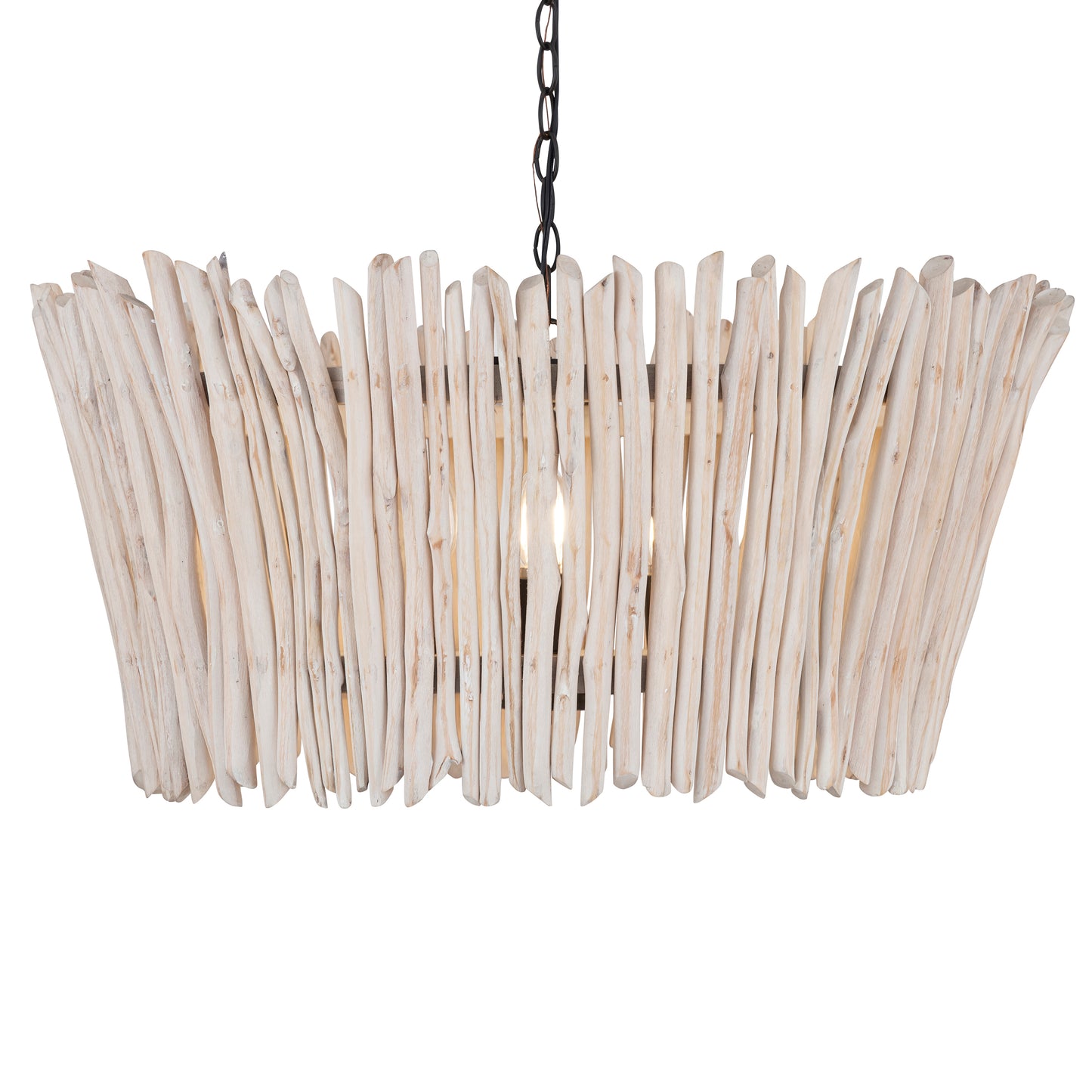 Baywood 24" DriftWood Chandelier Textured Bronze by Maxim Lighting
