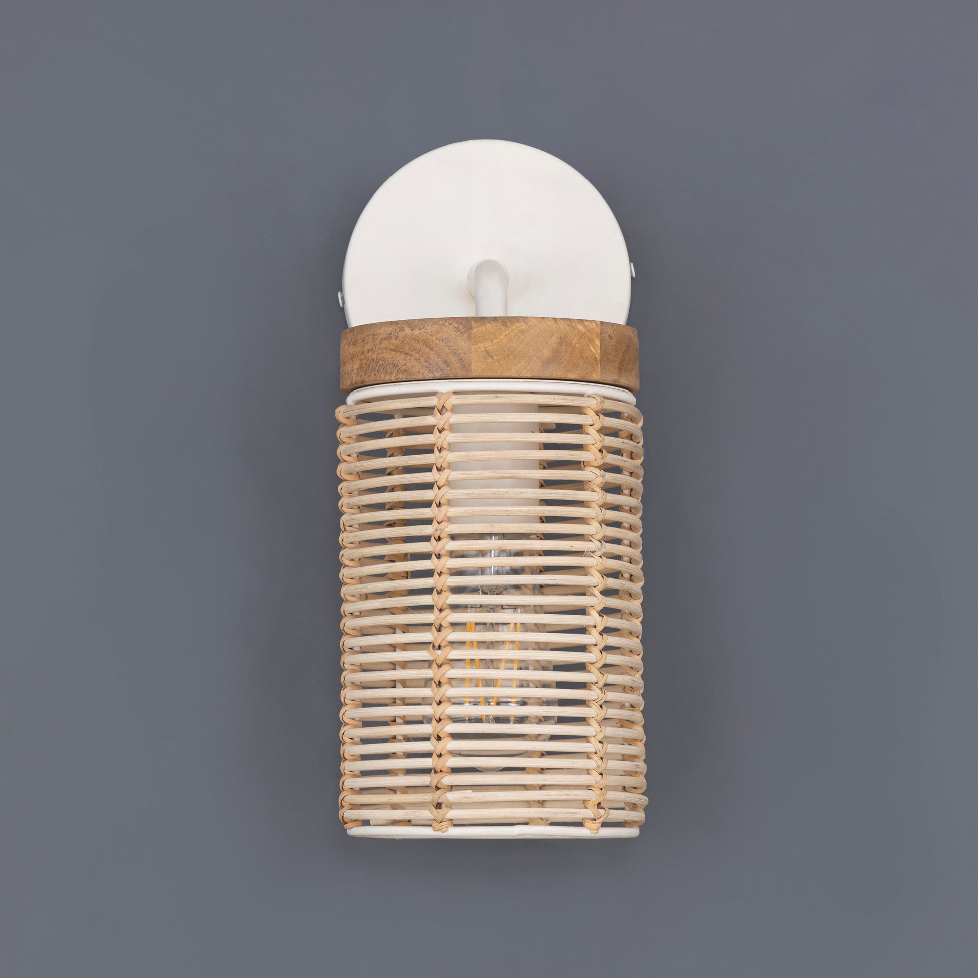 Vannerie Wall Sconce Ecru by Maxim Lighting