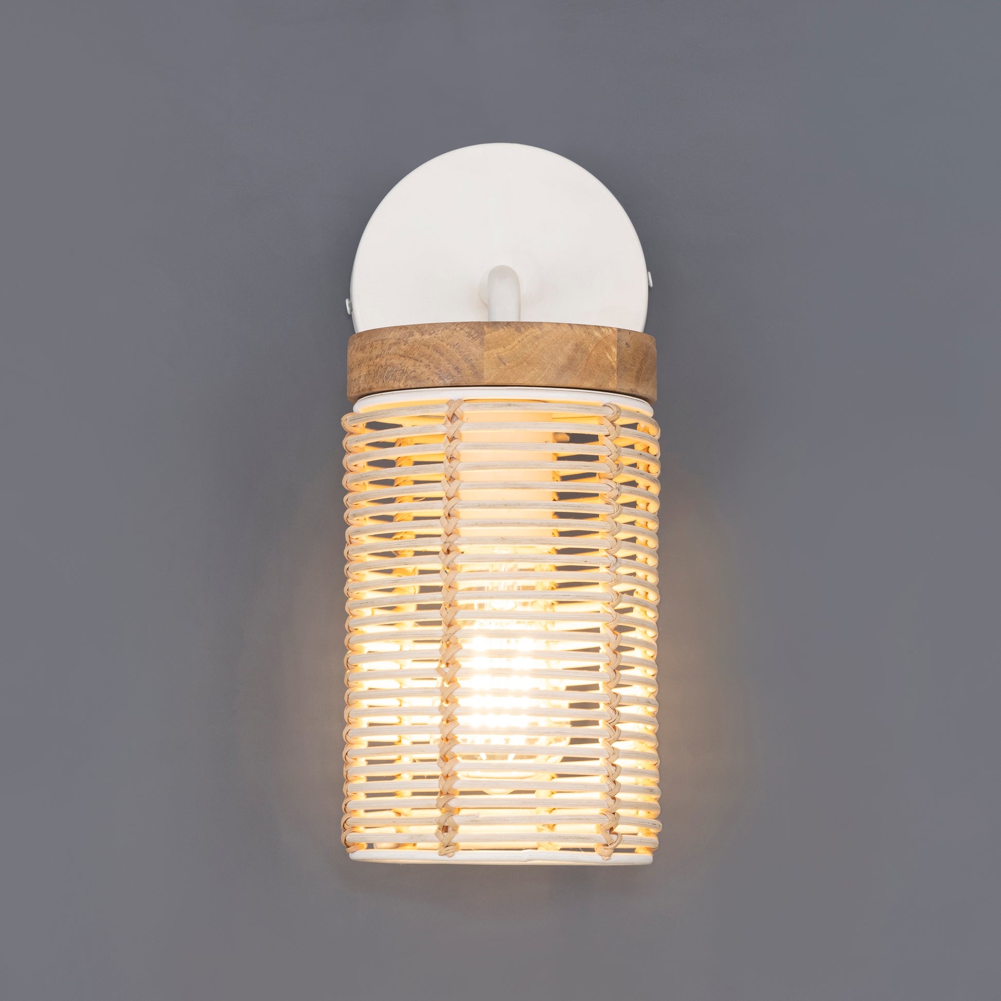 Vannerie Wall Sconce Ecru by Maxim Lighting