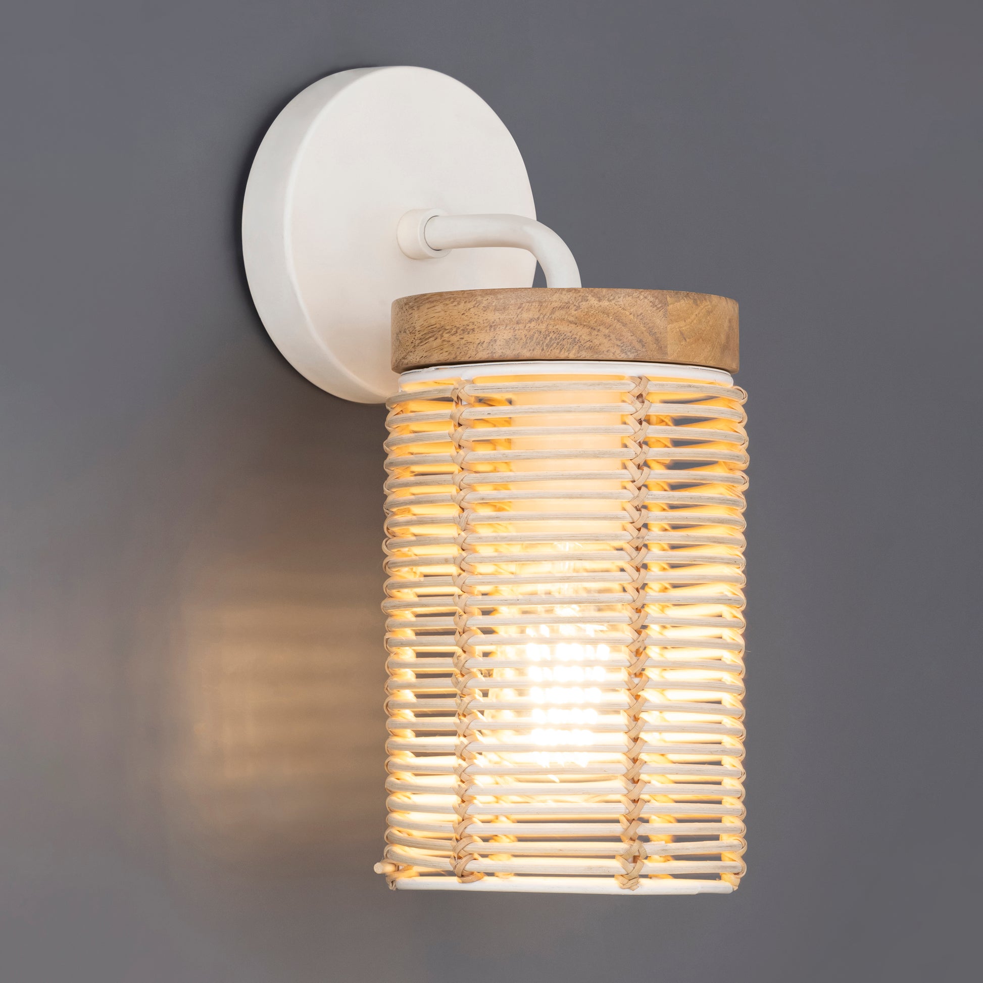 Vannerie Wall Sconce Ecru by Maxim Lighting