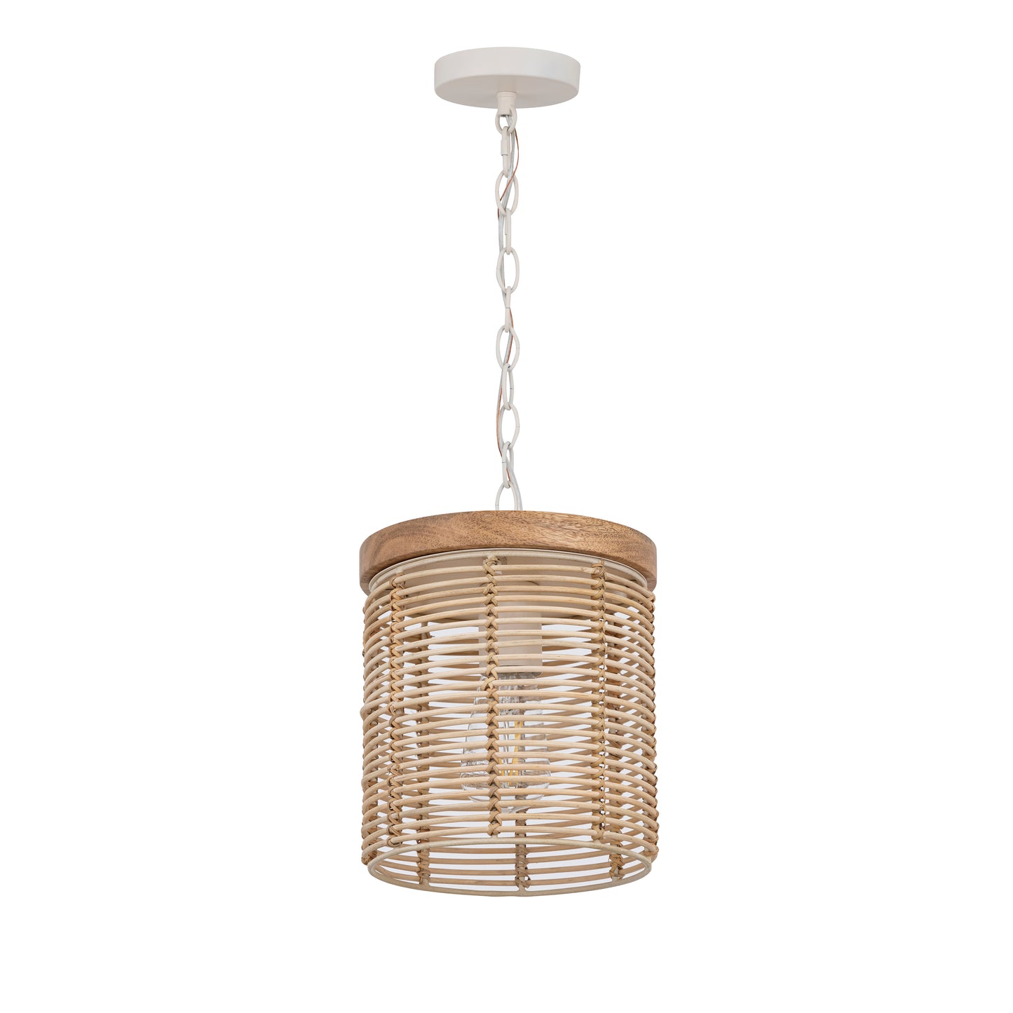 Vannerie Mini Pendant Ecru by Maxim Lighting