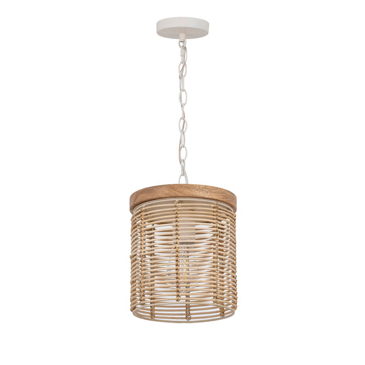 Vannerie Mini Pendant Ecru by Maxim Lighting