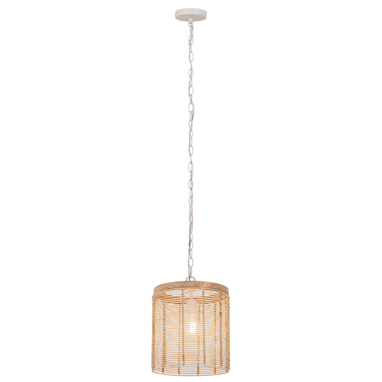 Vannerie Mini Pendant Ecru by Maxim Lighting