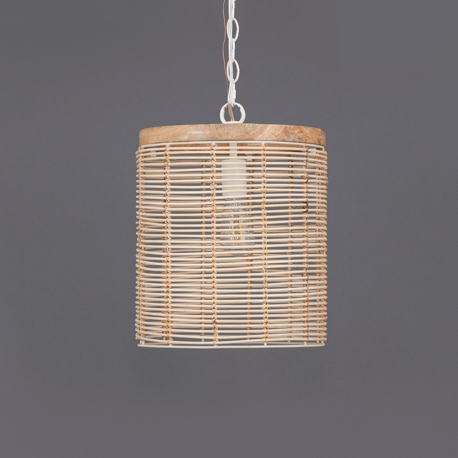 Vannerie Mini Pendant Ecru by Maxim Lighting